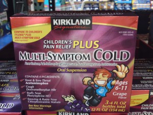 Kirkland Signature Children's Pain Relief Plus Multi-Symptom Cold Picture of Kirkland Signature Children's Pain Relief Plus Multi-Symptom Cold