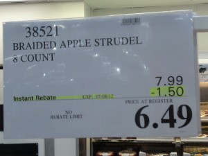 BraidedAppleStrudelPrice
