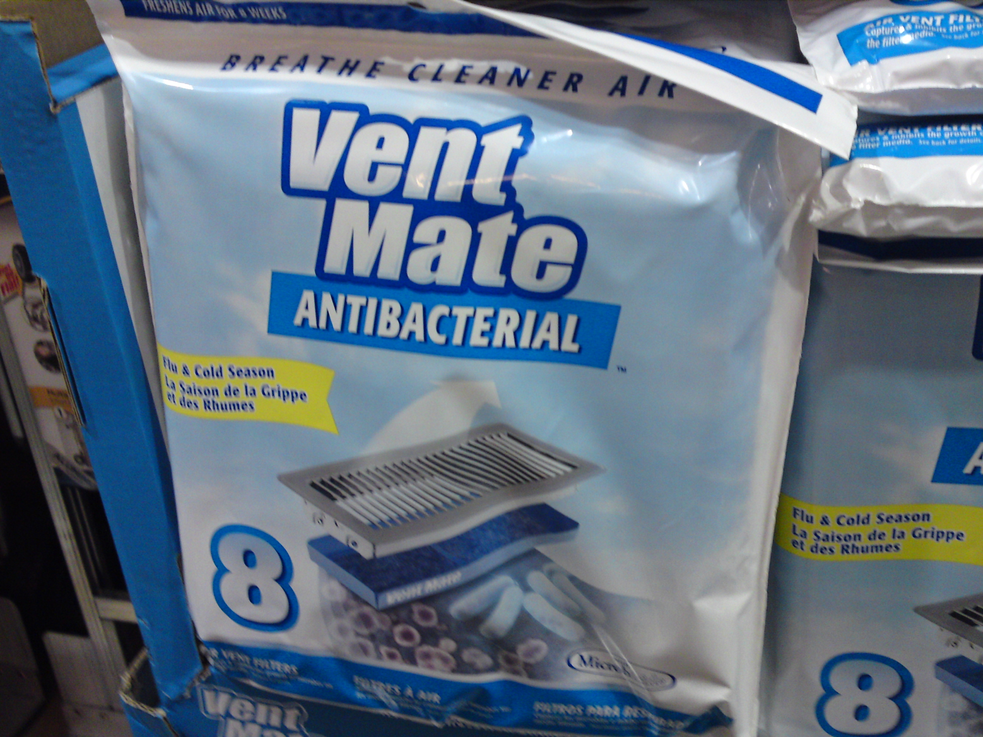 Costco Clearance Vent Mate Antibacterial Register Filters 8 Count 4.97 Frugal Hotspot