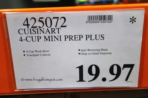 Cuisinart 4-Cup Mini Prep Plus Costco Price