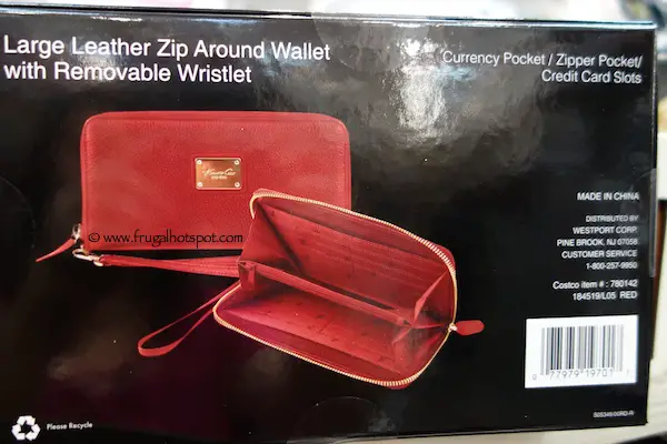 Costco Clearance: Kenneth Cole Large Leather Zip Around Wallet | Frugal Hotspot