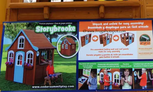 Costco Deal Cedar Summit Storybrooke Cottage Playhouse Frugal