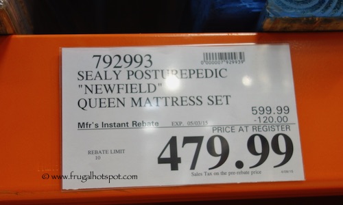 costco newfield queen mattress set