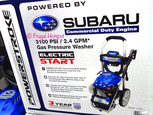Costco Sale: PowerStroke Subaru Powered Gas Pressure Washer $259.99