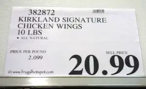 Costco Kirkland Signature Chicken Wings