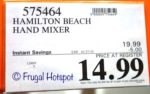 Costco Sale Price: Hamilton Beach Soft Scrape Hand Mixer