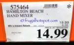 Hamilton Beach Soft Scrape Hand Mixer Costco Sale Price