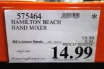 Hamilton Beach Soft Scrape Hand Mixer Costco Sale Price