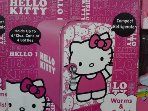 Hello Kitty Mini Fridge Pink at Costco | Frugal hotspot