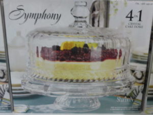 Shannon Crystal "Symphony" 4-In-1 Crystal Cake Dome at Costco | Frugal Hotspot