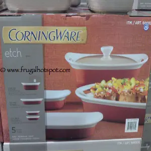 Corningware etch 5 Piece BakeWare Set