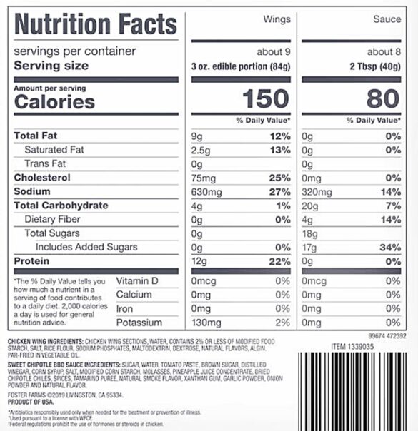 Foster Farms Chicken Wings Costco Sale! Frugal Hotspot