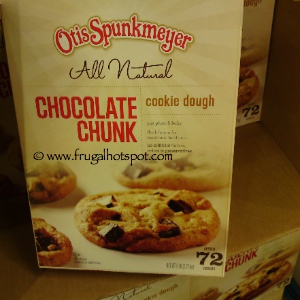 Otis Spunkmeyer All Natural Chocolate Chunk Cookie Dough at Costco | Frugal hotspot