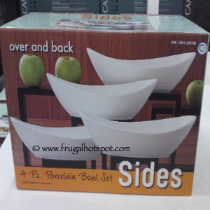 Over and Back "Sides" 4 Piece Porcelain Bowl Set at Costco | Frugal Hotspot