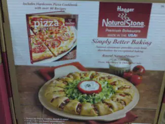 15" Round Pizza Stone by Haeger with Cookbook at Costco | Frugal Hotspot