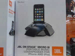 Picture of JBL On Stage Micro III Portable Music Loudspeaker for iPhone and iPod at Costco | Frugal hotspot