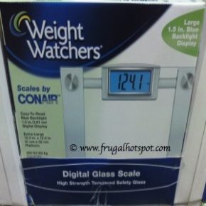 Weight Watchers Digital Glass Scale by Conair Costco