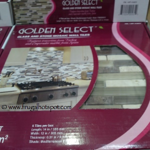 Golden Select Mosaic Tile at Costco | Frugal Hotspot