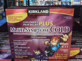 Kirkland Signature Children's Pain Relief Plus Multi-Symptom Cold at Costco | Frugal Hotspot