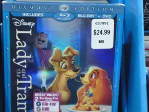 Lady and the Tramp Blu-ray DVD Diamond Edition at Costco | Frugal Hotspot
