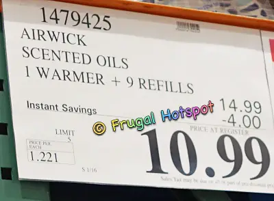 Airwick Scented Oil Warmer and Refills | Costco Sale Price