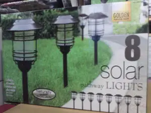 Solar Pathway Lights 8 Piece Set at Costco