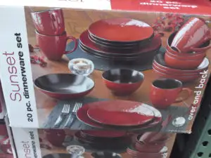 Over and Back Sunset 20 Piece Dinnerware Set at Costco