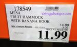 Mesa Fruit Hammock with Banana Hook Costco Price