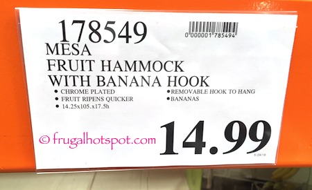 Costco Clearance: Mesa Chrome Fruit Hammock with Banana Hook $6.97 ... Costco Clearance: Mesa Chrome Fruit Hammock with Banana Hook $6.97 ...