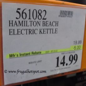 Hamilton Beach Kettle Costco Price