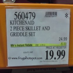 KitchenAid 2 Piece Skillet and Griddle Set Costco Price