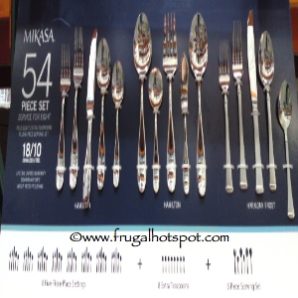 Mikasa 54 Piece 18/10 SS Flatware Set at Costco