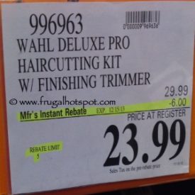 Wahl Deluxe Pro Haircutting Kit with Finishing Trimmer Costco Price