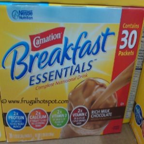 Carnation Instant Breakfast Essentials Milk Chocolate 30 Ct Costco