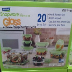 Snapware Glasslock 20-Piece Storage Set Costco