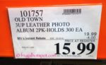 Old Town 2-Pack Leather Photo Album Costco Price 