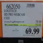Logitech HD Pro Webcam C920 Costco Price