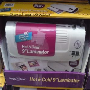 Purple Cows 9" Hot & Cold Laminator Costco