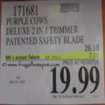 Purple Cows Deluxe 2 in 1 Trimmer Costco Price