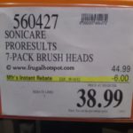 Philips Sonicare ProResults 7-Pack Brush Heads Costco Price