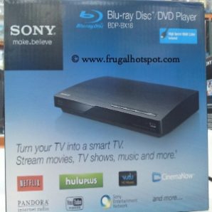 Sony BDP-BX18 Blu-ray/DVD Player Plus HDMI Cable Costco