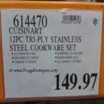 Cuisinart 12 Piece Tri Ply Stainless Steel Cookware Set Costco Price