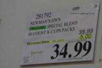 Newman's Own Organic Special Blend 80 Count K-Cups for Keurig Costco Price