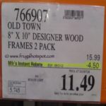 Old Town 8x10 Solid Wood Frames 2 Pack Costco Price