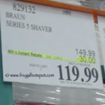 Braun Series 5 Shaver (Includes Extra Shaving Head) Costco Price