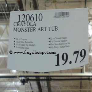 Crayola Monster Art Tub Costco Price