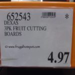 Dexas 3-Piece Fruit-Shaped Cutting & Serving Board Set Costco