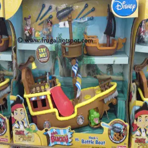 Disney's Jake & The Neverland Pirate Ship Set Jake's Bucky Vs. Hook's Battle Boat Costco