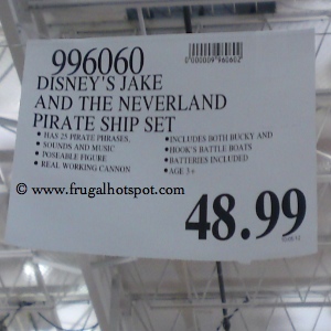 Disney Jake And The Neverland Pirate Ship Set Jake's Bucky VS Hook's Battle Boat Costco Price
