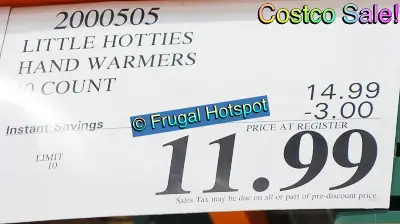 Little Hotties Hand Warmers 40 pairs | Costco Sale Price